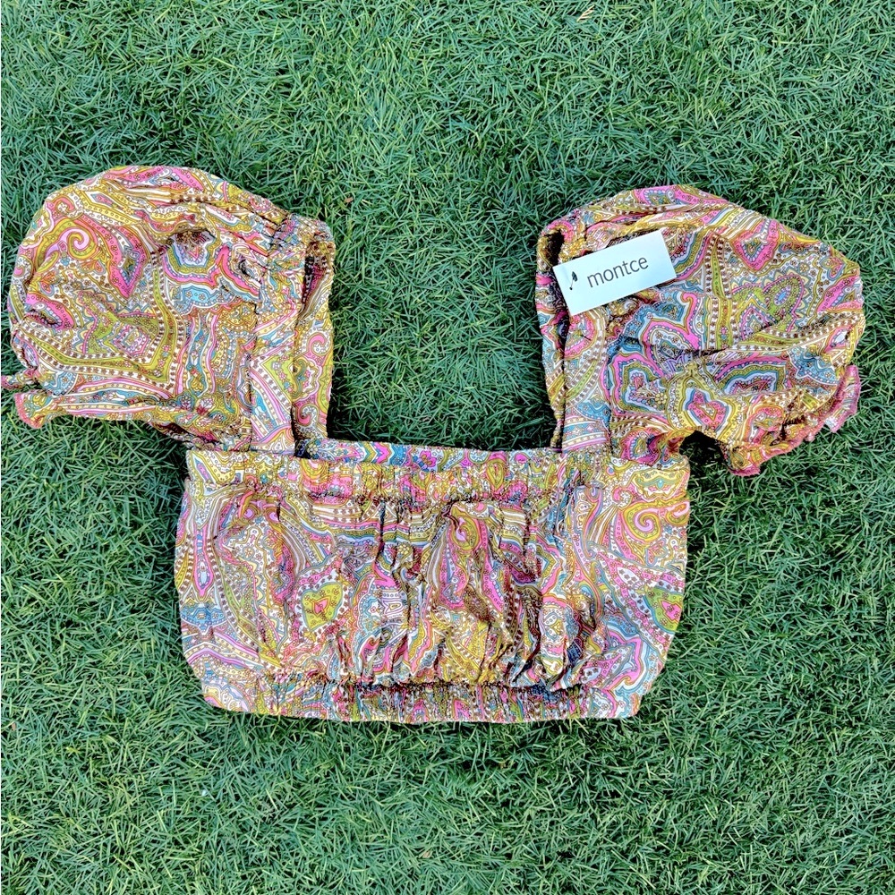 Montce Swim Marcela Top In All Paisley